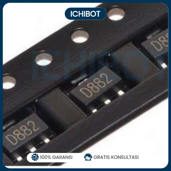 Transitor D882 SMD NPN SOT-89