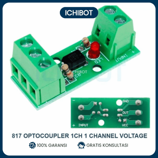 PC817 Optocoupler 1-Channel Voltage Control Adapter Module PCB