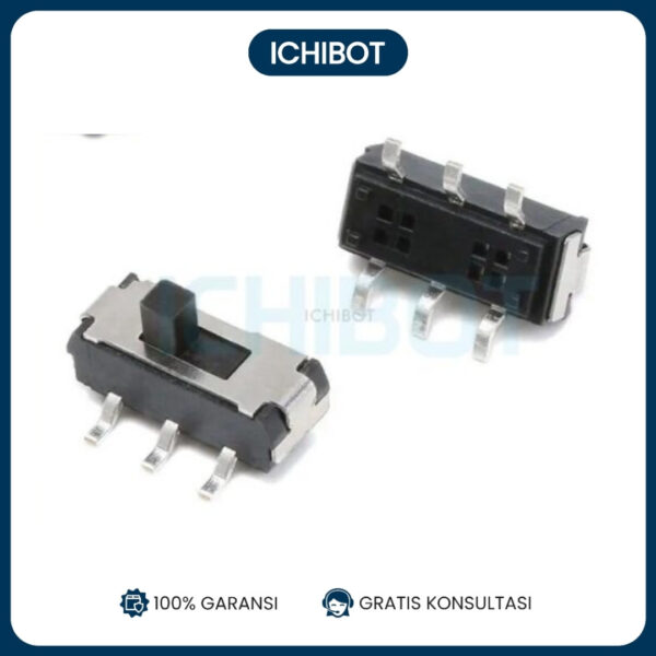 MSS22D18G2 Saklar SMD Double Toggle Switch 6p MSS 22D18 2P2T