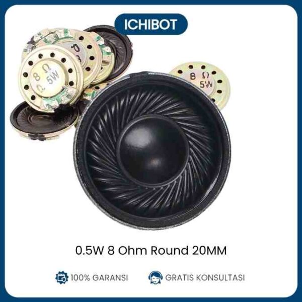 0.5W 8 Ohm Speaker - 20MM Strong Magnetic Round