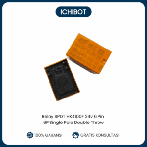 Relay SPDT HK4100F 24v 6 Pin 6P Single Pole Double Throw