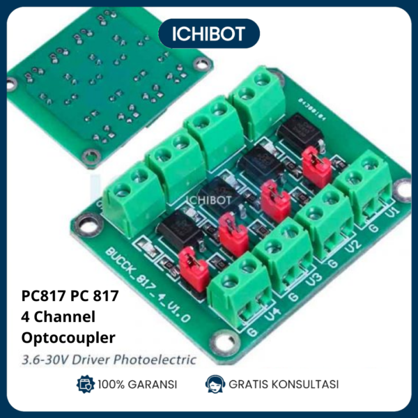 817 Optocoupler 4Ch Voltage Control Adapter Module