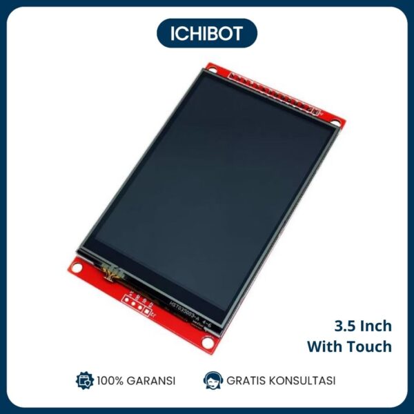 Modul Layar TFT ILI9488 dengan Layar Sentuh - TFT 480x320 Touch Color SPI Serial Port LCD Display Module - 3.5 Inch