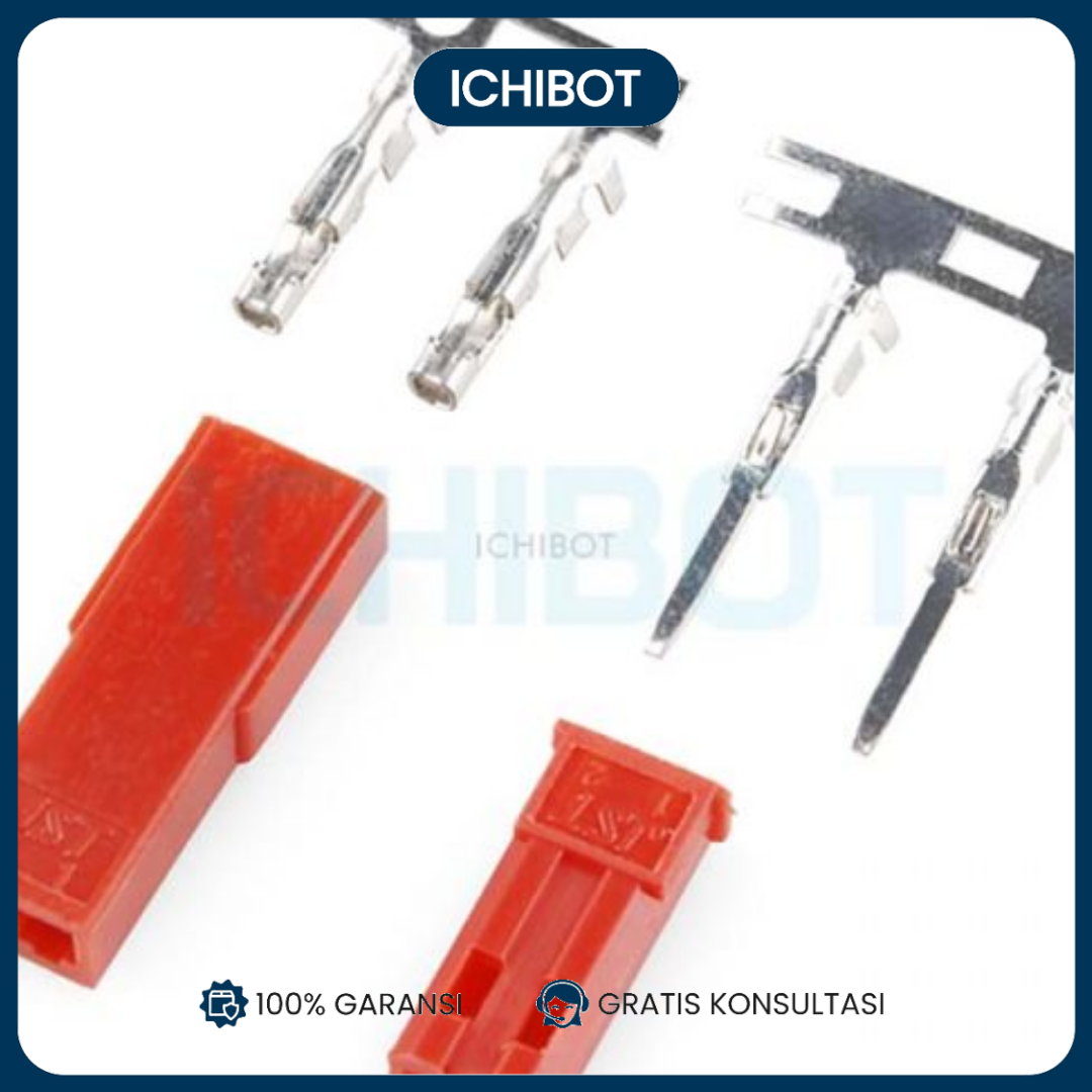 Socket JST Male Female 1 Pasang Belum Tersolder Pair