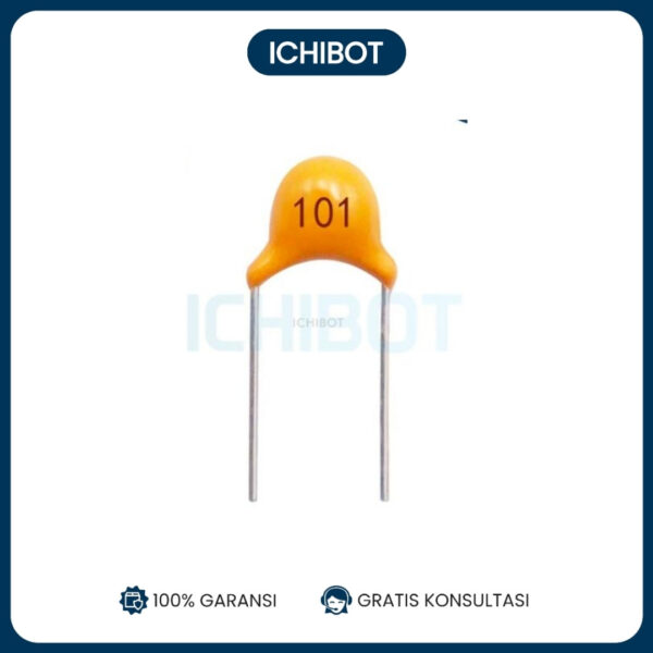 (10pcs) 100pF Capacitor Monolitik Multilayer Kapasitor Keramik 101 50v