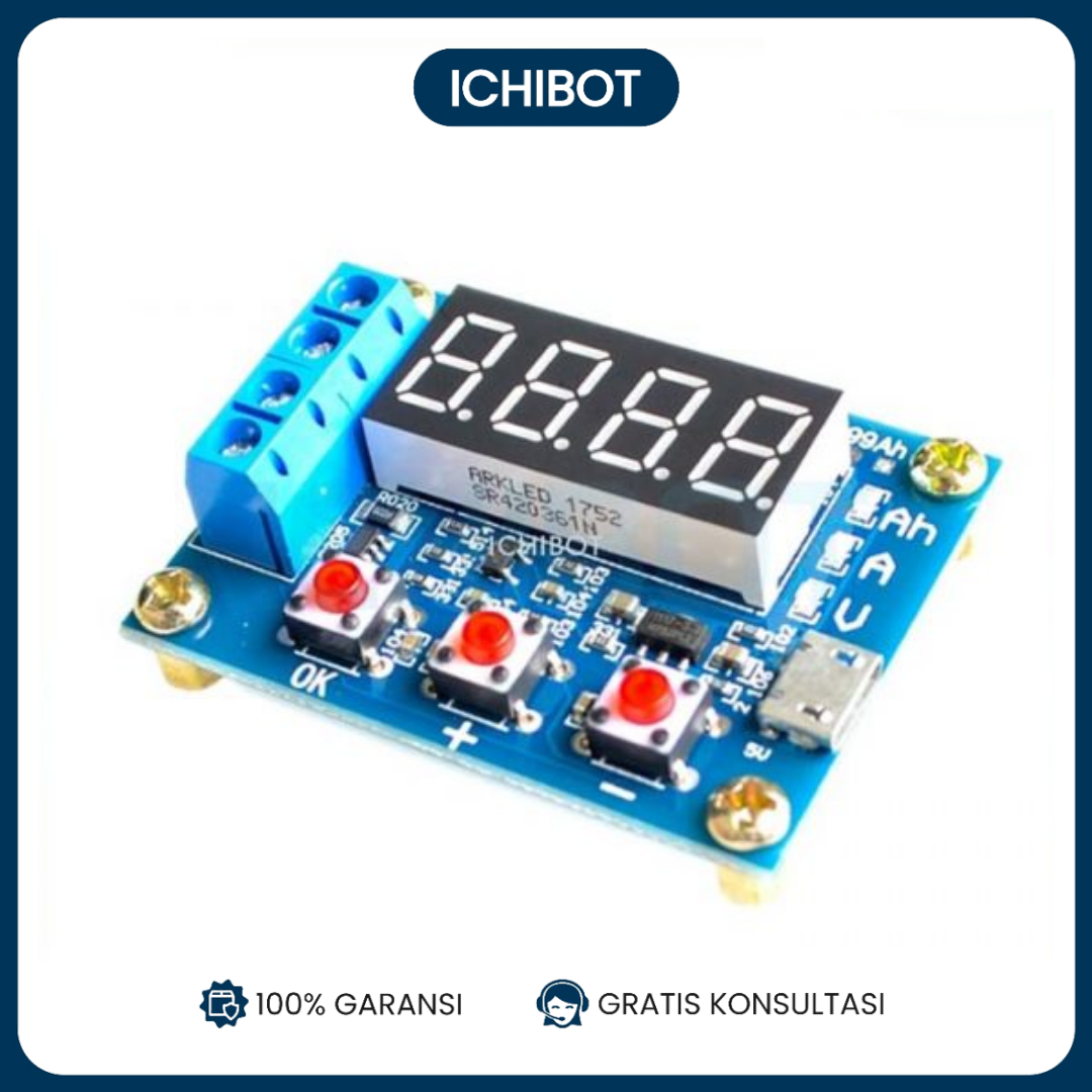 ZB2L3 Battery Capacity Tester Discharge 1.2V - 12V Baterai 18650