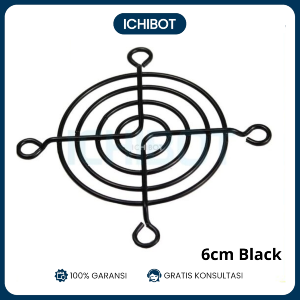 6cm Cover Kipas Grill Pengaman Fan Komputer 60mm Metal Protector