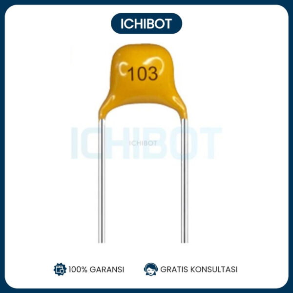(10pcs) 0.01uF Capacitor Monolitik Multilayer Kapasitor Keramik 103 10nF 50v
