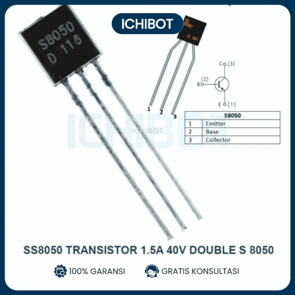(10pcs) Transistor S8050 NPN Low Voltage High Current 40v 1500mA TO-92 8050