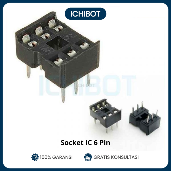 (10pcs) Socket IC 6 Pin 6P 6Pin IC Socket Connector