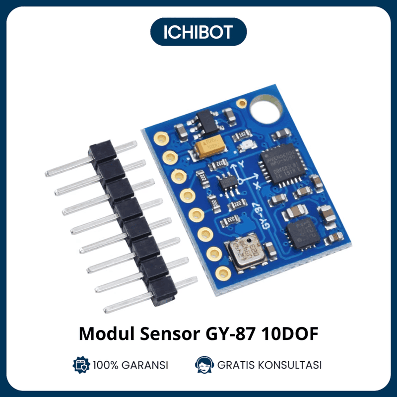 Modul Sensor GY-87 10DOF dengan MPU6050 HMC5883L dan BMP180
