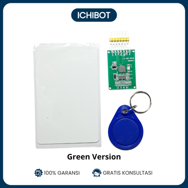 MFRC-522 RC522 RFID Radio Frequency IC Card Induction Module dengan S50 Kartu Fudan dan Gantungan Kunci - PCBGreen