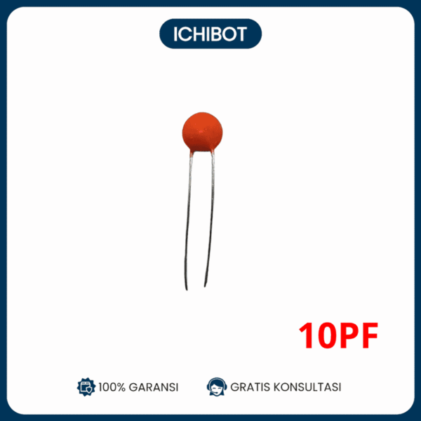 (10pcs) 10P 10PF 50V Ceramic Magnetic Capacitor Kapasitor Magnetik Keramik