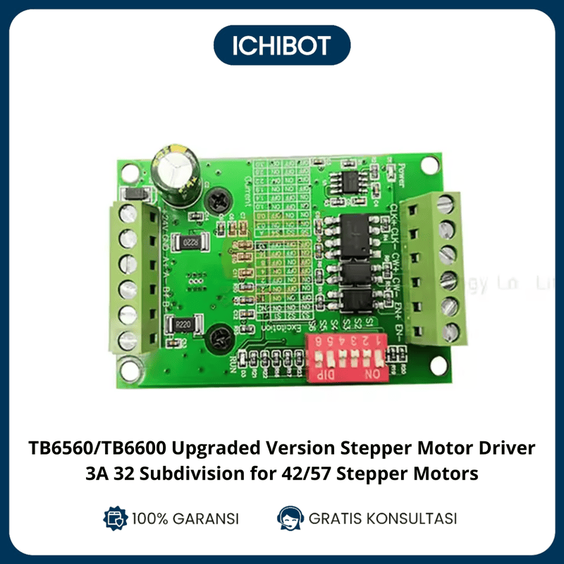 Scheda Driver Motore Passo-Passo TB6560 Aggiornata - 3A, 32 Sottodivisioni, Per 42/57
