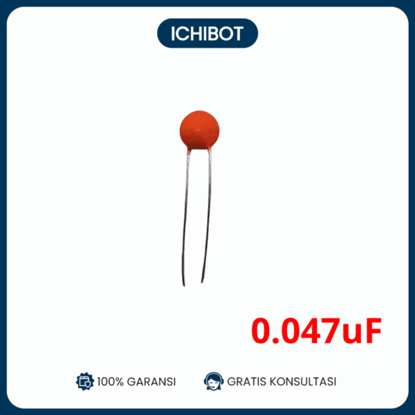 (10pcs) 0.047uF 473 50V Ceramic Magnetic Capacitor Kapasitor Magnetik Keramik