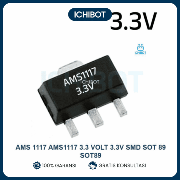 AMS 1117 AMS1117 3.3 Volt 3.3V SMD SOT 89 SOT89