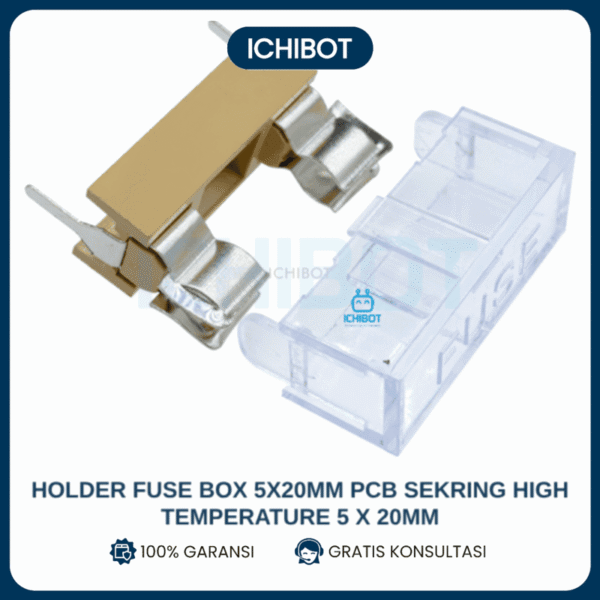 Holder Fuse Box 5x20mm PCB Sekring High Temperature 5 x 20mm