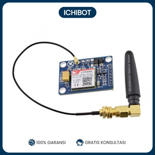 SIM800L GSM GPRS Module SMS dengan Antena 900MHz 1800MHz Arduino