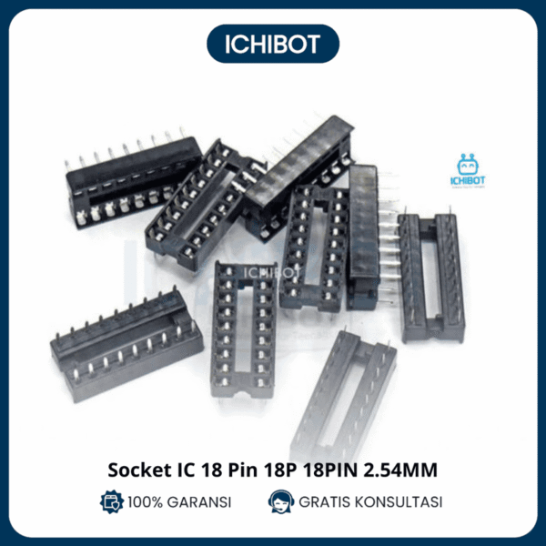Socket IC 18 Pin 18P 18Pin 2.54mm IC Socket Connector