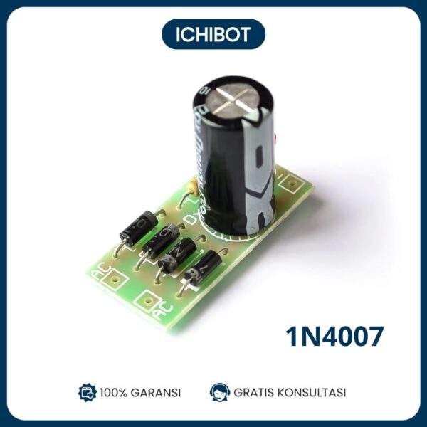 1N4007 AC to DC Power Conversion Module Rectifier Modul Penyearah AC - DC