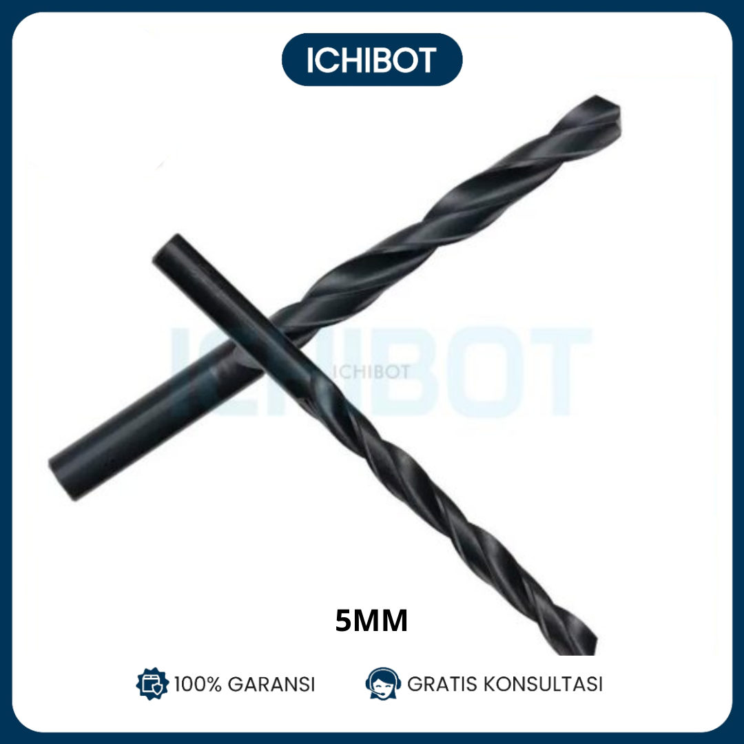 5mm Mata Bor 5 mm 0.5cm Twist Drill Bit PCB Lubang