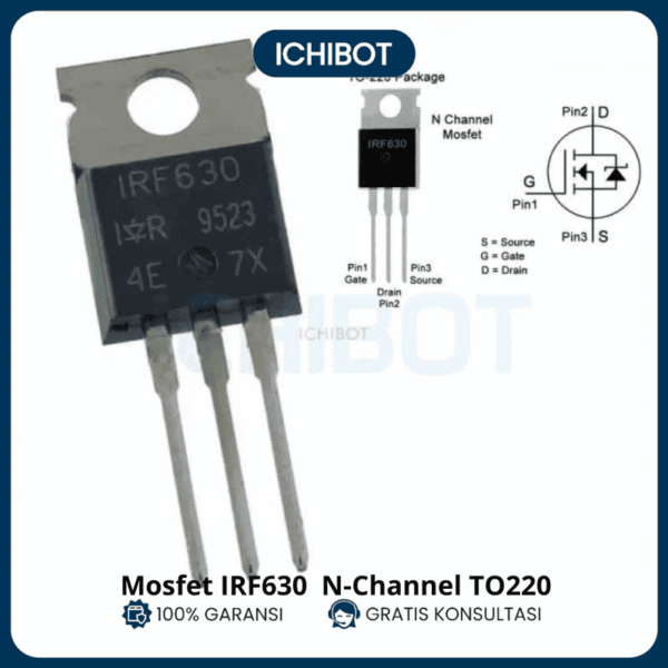 Mosfet IRF630 N-Channel TO220 IRF 630 N Channel