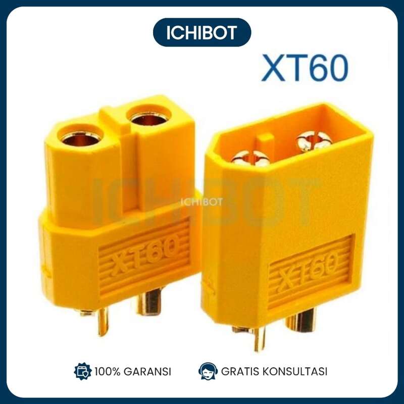 XT60 Male and Female 30A Connector Battery Socket Baterai XT 60