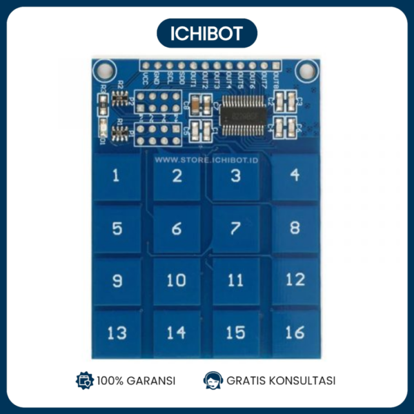 TTP229 16 way TTP 229 Capacitive Keypad Sensor Sentuh