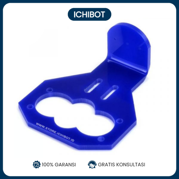 Mounting Sensor HC-SR04 Biru