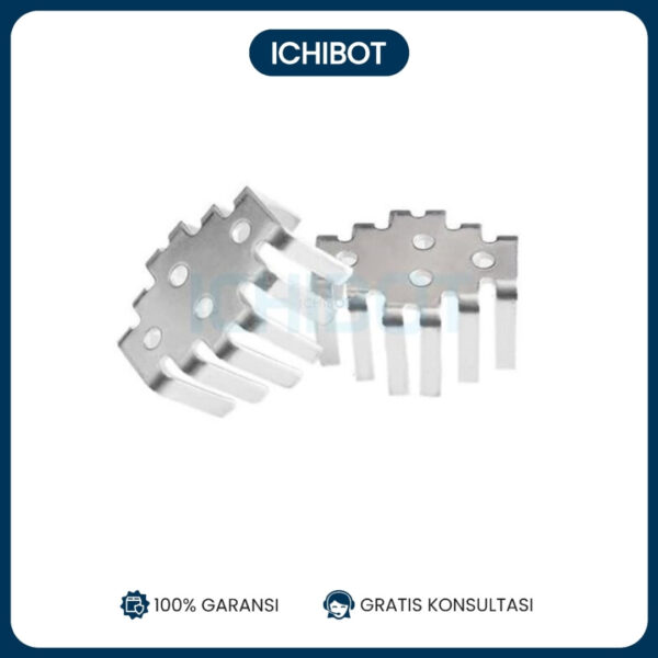Heatsink TO-3 Aluminium 3DD15D Transistor Jengkol Heat Sink Pendingin