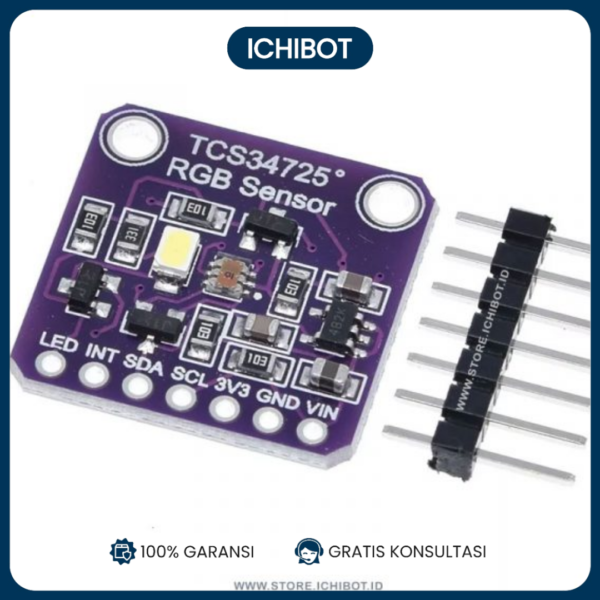 TCS34725 Color Sensor Warna RGB Modul Sensor Pendeteksi Warna