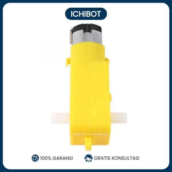 Motor DC TT Gearbox Kuning 1:48 3V-6V 2 Axis Dual Shaft Robot