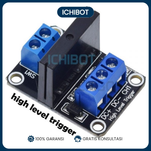 Modul Solid State Relay SSR 1Ch 1 Channel - Aktif High