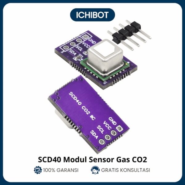 SCD40 Modul Sensor Gas CO2 dan Suhu Presisi Tinggi