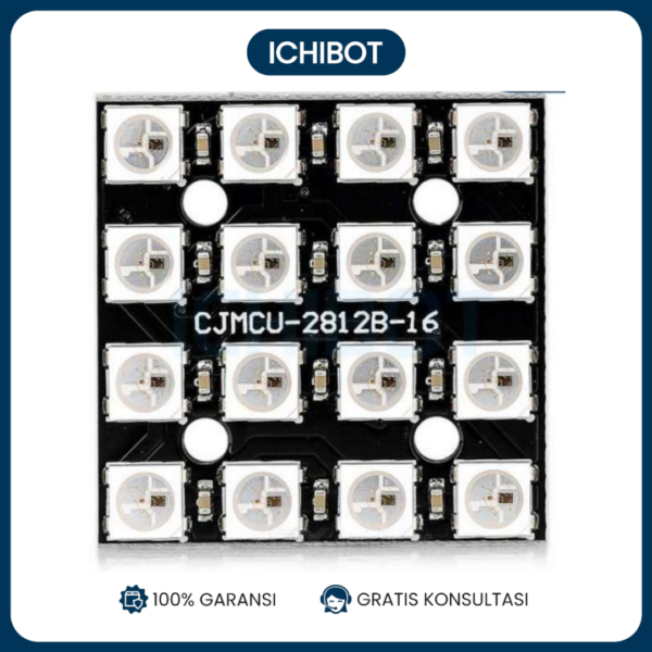 WS2812B 4*4 bit RGB LED Full Color Driver 16 bit