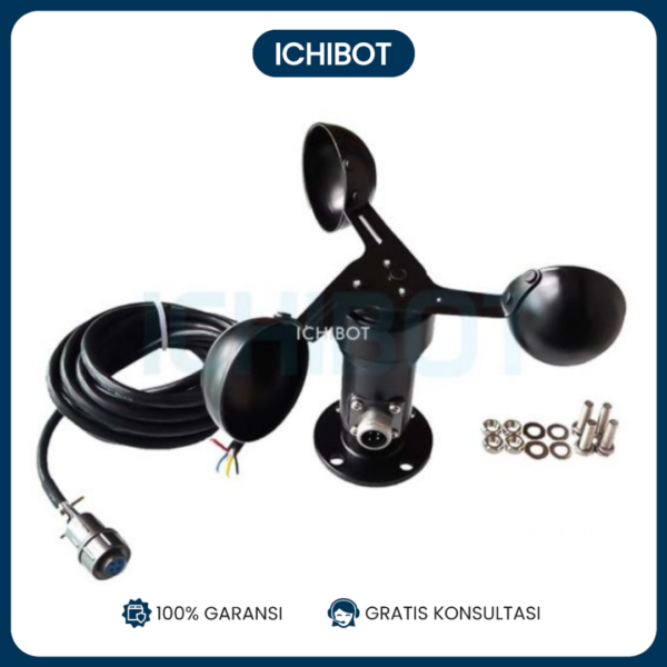 Anemometer 4-20mA / 0-5V Anemo Meter Modul Sensor Kecepatan Angin