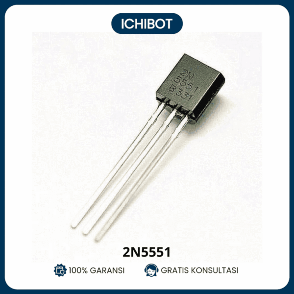 (10pcs) Transistor 2N5551 TO-92 NPN - 0.6A 160V Low Power