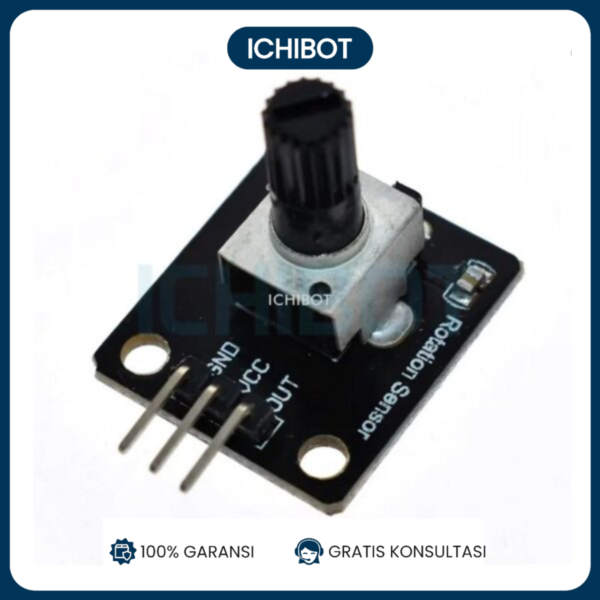 Rotary Encoder Module Potensio Sensor Putar KY-040 Arduino ESP32