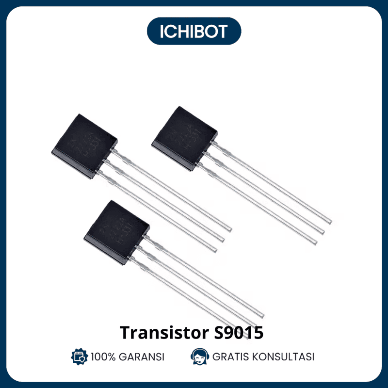 Transistor S9015 TO-92 PNP - 0.15A 50V Direct Plug
