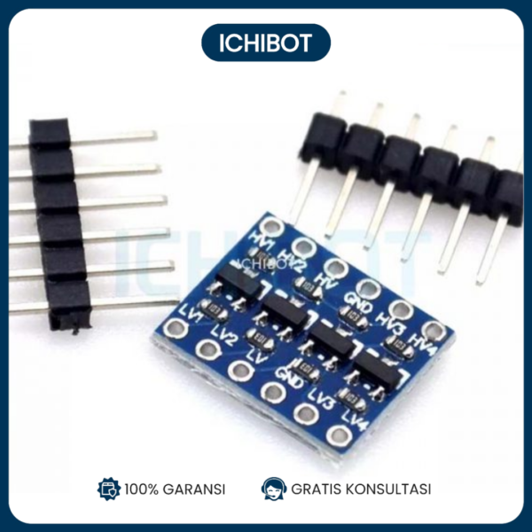 4 Way Level Converter Channel 3.3V To 5V 5V To 3.3V IIC UART SPI TTL
