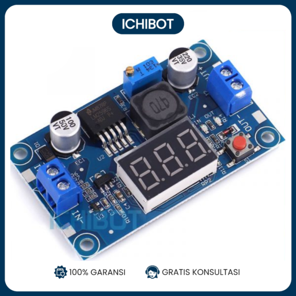 LM2596 DC-DC Step Down Adjustable Voltage Regulator + Digital Display
