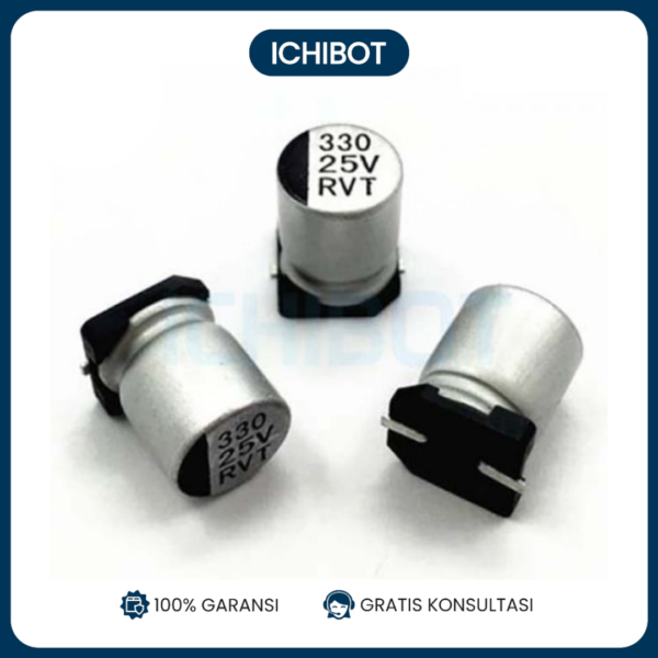 Capacitor Elco 330uF 25V SMD 8*10mm