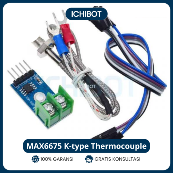 MAX6675 K-Type Thermocouple Sensor Temperature Up to 1024°C SPI