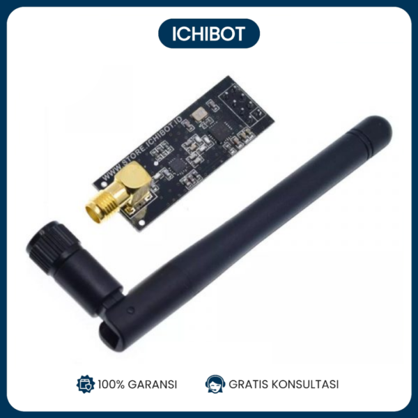 NRF24L01 PA LNA 2.4GHz Wireless Transceiver 1100m + Antena IPEX