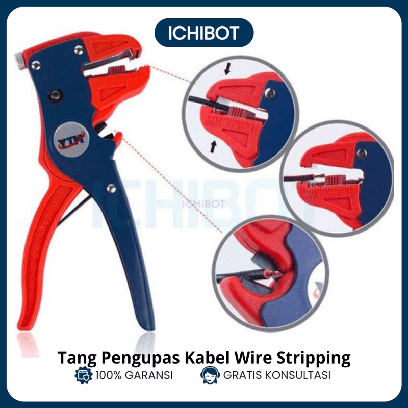 Tang Pengupas Kabel Wire Stripping Multifunctional Pliers Alat