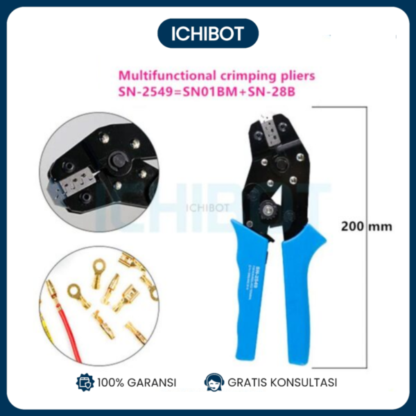 SN-2549 Tang Crimping Krimping 0.08-0.1mm xh2.54 Terminal AWG 28-18