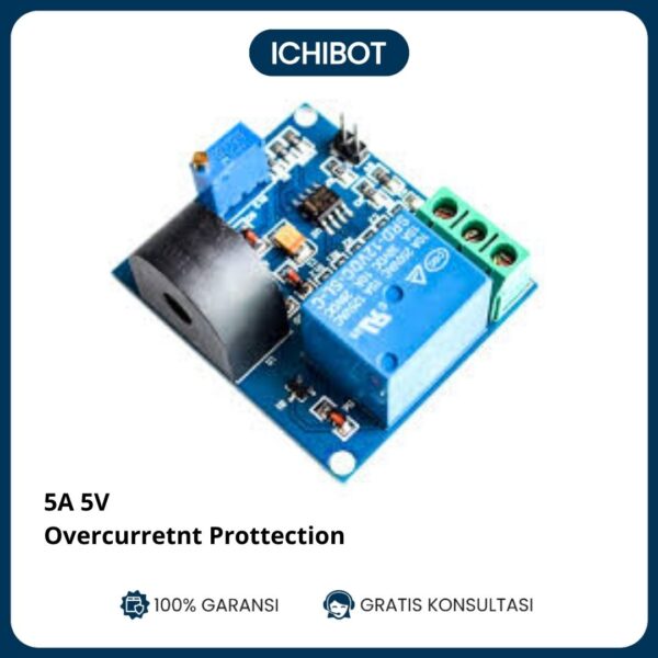 Sensor Proteksi Arus Lebih 5A 5V AC Current Detection Relay Module