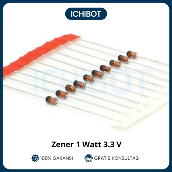 (10pcs) Dioda Diode Zener 1W 3.3V