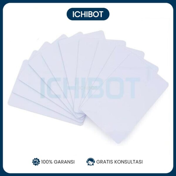 Kartu RFID S50 13.56MHz 8Kbit NFC IC Card Mifare Putih 1K
