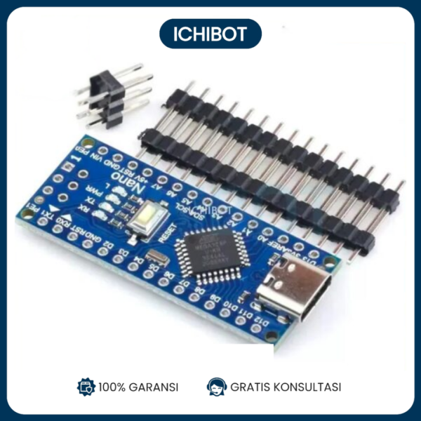 Arduino Nano ATmega328P Type-C CH340G 5V Board Mikrokontroler 328P